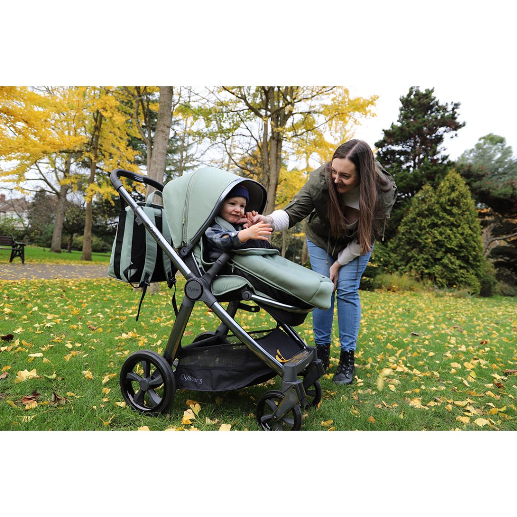 Bambinista-BABY STYLE-Travel-OYSTER 3 Stroller - Spearmint (Gun Metal)