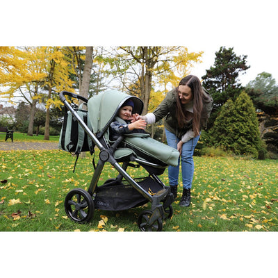 Bambinista-BABY STYLE-Travel-OYSTER 3 Stroller - Spearmint (Gun Metal)