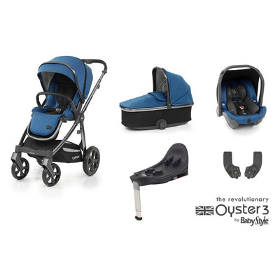 Bambinista-BABY STYLE-Travel-OYSTER 3 Travel System (5 Piece) Essential Bundle - Kingfisher