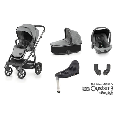Bambinista-BABY STYLE-Travel-OYSTER 3 Travel System (5 Piece) Essential Bundle - Moon