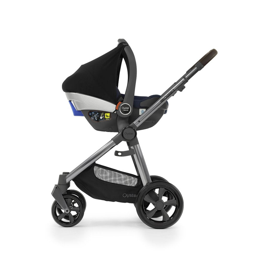 Bambinista-BABY STYLE-Travel-OYSTER 3 Travel System (7 Piece) Luxury Bundle with Capsule Infant Car Seat (i-Size) - Twilight