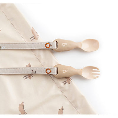 Bambinista-BIBADO-Tableware-BIBADO Handi Cultery - Attachable Baby Cutlery - Fawn