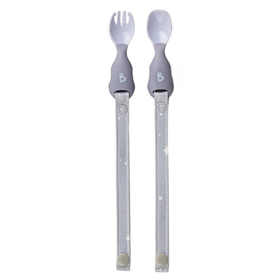 Bambinista-BIBADO-Tableware-BIBADO Handi Cultery - Attachable Baby Cutlery - Mist