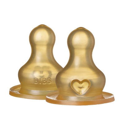 Bambinista-BIBS-Accessories-BIBS Bottle Nipple 2 PACK Medium Flow