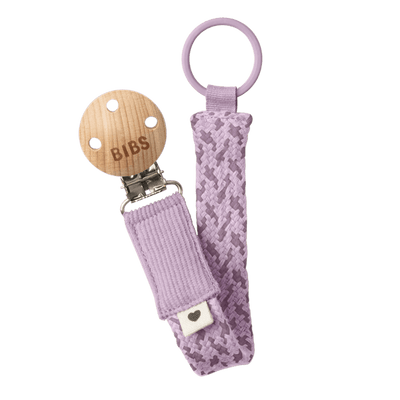 Bambinista-BIBS-Accessories-BIBS Pacifier Clip Violet Sky/Mauve