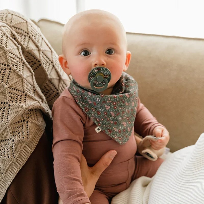 Bambinista-BIBS-Accessories-BIBS x Liberty Bandana Bib Chamomile Lawn Woodchuck