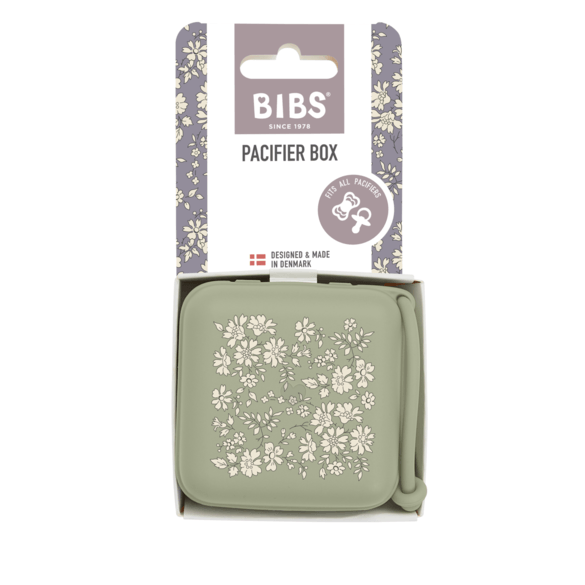 Bambinista-BIBS-Accessories-BIBS X Liberty Pacifier Box Capel Sage