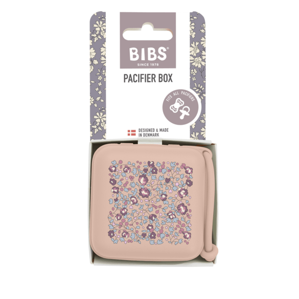 Bambinista-BIBS-Accessories-BIBS X Liberty Pacifier Box Eloise Blush