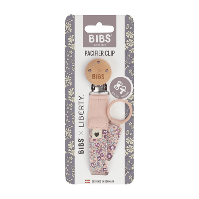 Bambinista-BIBS-Accessories-BIBS X Liberty Pacifier Clip Eloise Blush