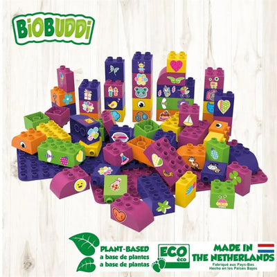 Bambinista-BiOBUDDi-Toys-BiOBUDDi Create - 60pcs Purple
