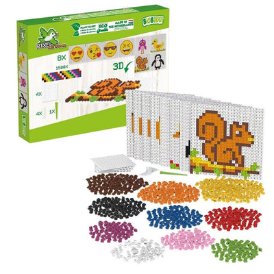 Bambinista-BiOBUDDi-Toys-Biobuddi Pixels Starter Kit Squirrel