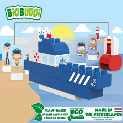 Bambinista-BiOBUDDi-Toys-Biobuddi Town - Police Boat