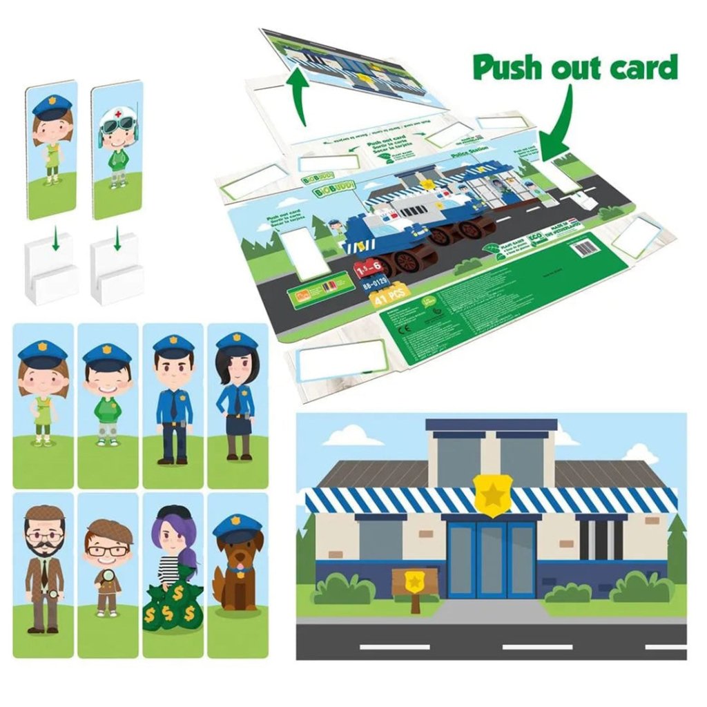 Bambinista-BiOBUDDi-Toys-Biobuddi Town - Police Station