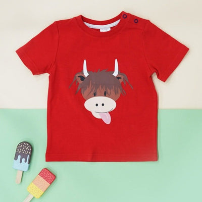 Bambinista-BLADE & ROSE-Tops-Blade & Rose T-Shirt Highland Cow