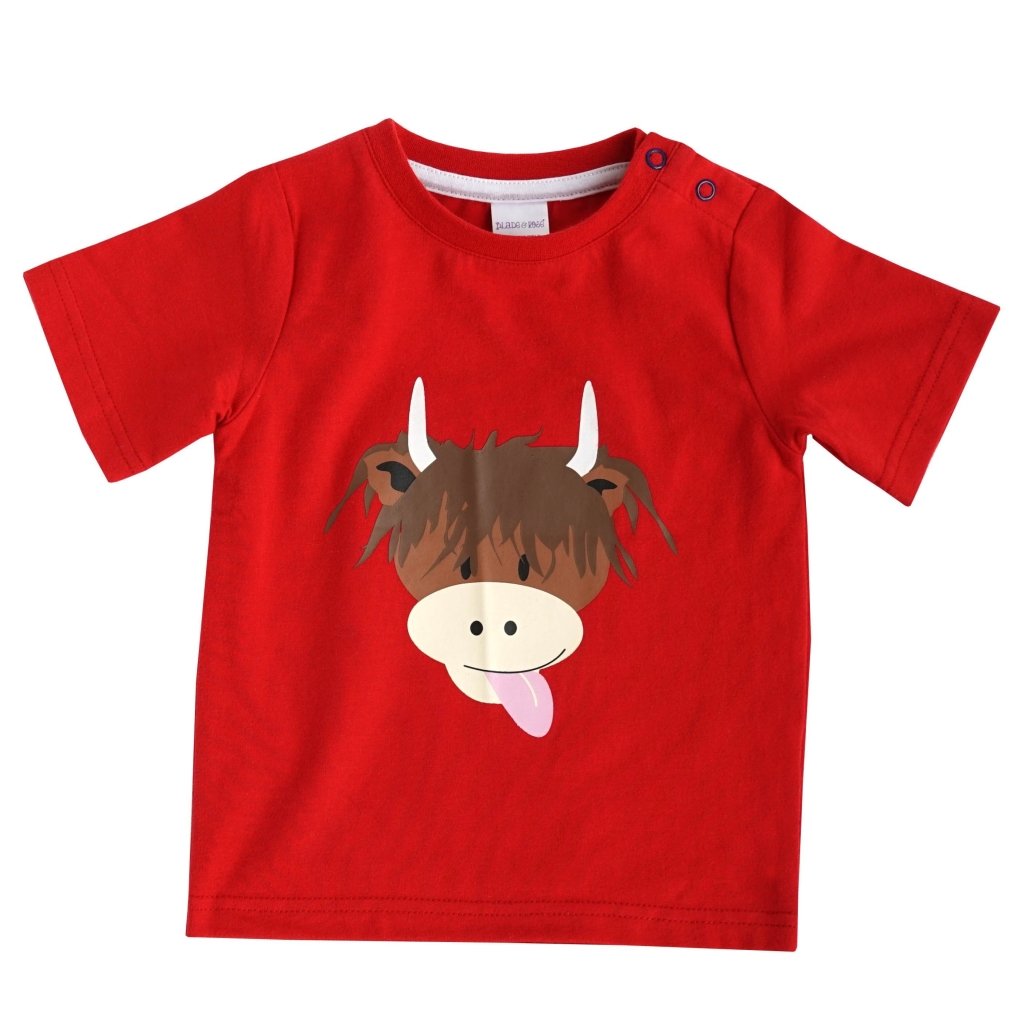 Bambinista-BLADE & ROSE-Tops-Blade & Rose T-Shirt Highland Cow