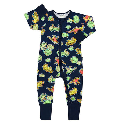 Bambinista-BONDS-Rompers-BONDS Zip Wondersuit Baby Romper Hello Frog North West