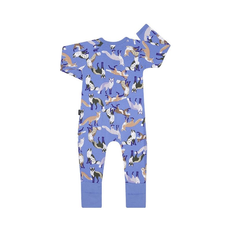 Bambinista-BONDS-Bottoms-BONDS Zip Wondersuit Baby Romper - Little Fox Sea Change Blue