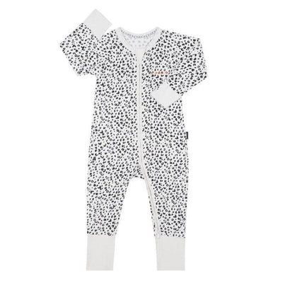 Bambinista-BONDS-Bottoms-BONDS Zip Wondersuit Baby Romper - Little Leopard Marscapone