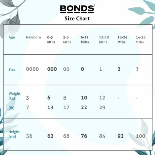 Bambinista-BONDS-Rompers-BONDS Zip Wondersuit Baby Romper - Seaside Daisy / Marscapone
