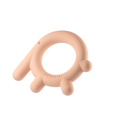 Bambinista-BORRN-Toys-BORRN Animal Orange Teether - Elephant