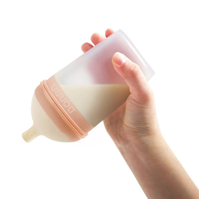 Bambinista-BORRN-Toys-BORRN Silicone Bottle Orange - 240ml