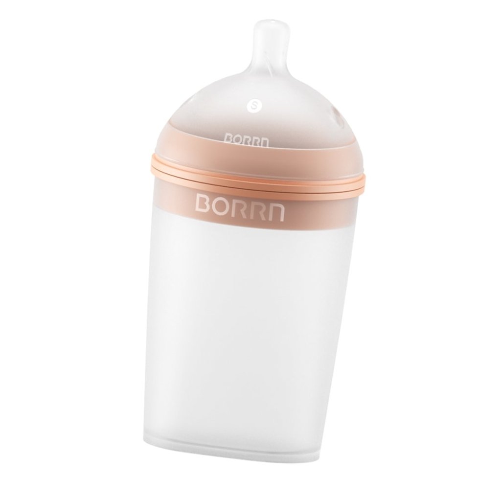 Bambinista-BORRN-Toys-BORRN Silicone Bottle Orange - 240ml