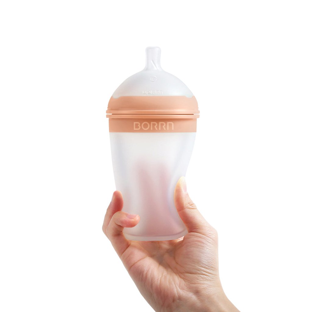 Bambinista-BORRN-Toys-BORRN Silicone Bottle Orange - 240ml