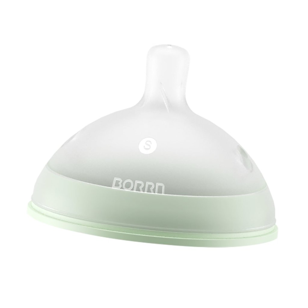 Bambinista-BORRN-Toys-BORRN Silicone Teat Slow flow Green