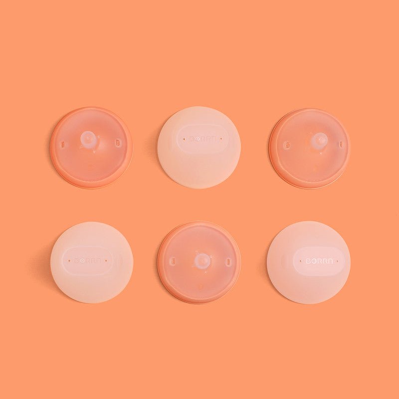 Bambinista-BORRN-Toys-BORRN Silicone Teat Slow flow Orange