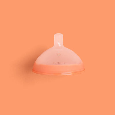 Bambinista-BORRN-Toys-BORRN Silicone Teat Slow flow Orange