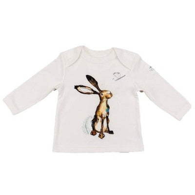 Bambinista-catherine rayner-Tops-CATHERINE RAYNER Molly Hare Print Long Sleeve T-Shirt