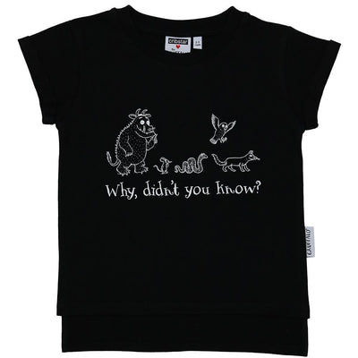 Bambinista-CRIBSTAR-Tops-Gruffalo and Friends T-Shirt Black