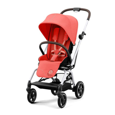 Bambinista-CYBEX-Travel-CYBAX Eezy S Twist+2 Compact Travel Pushchair - Hibiscus Red (2022 New Generation)