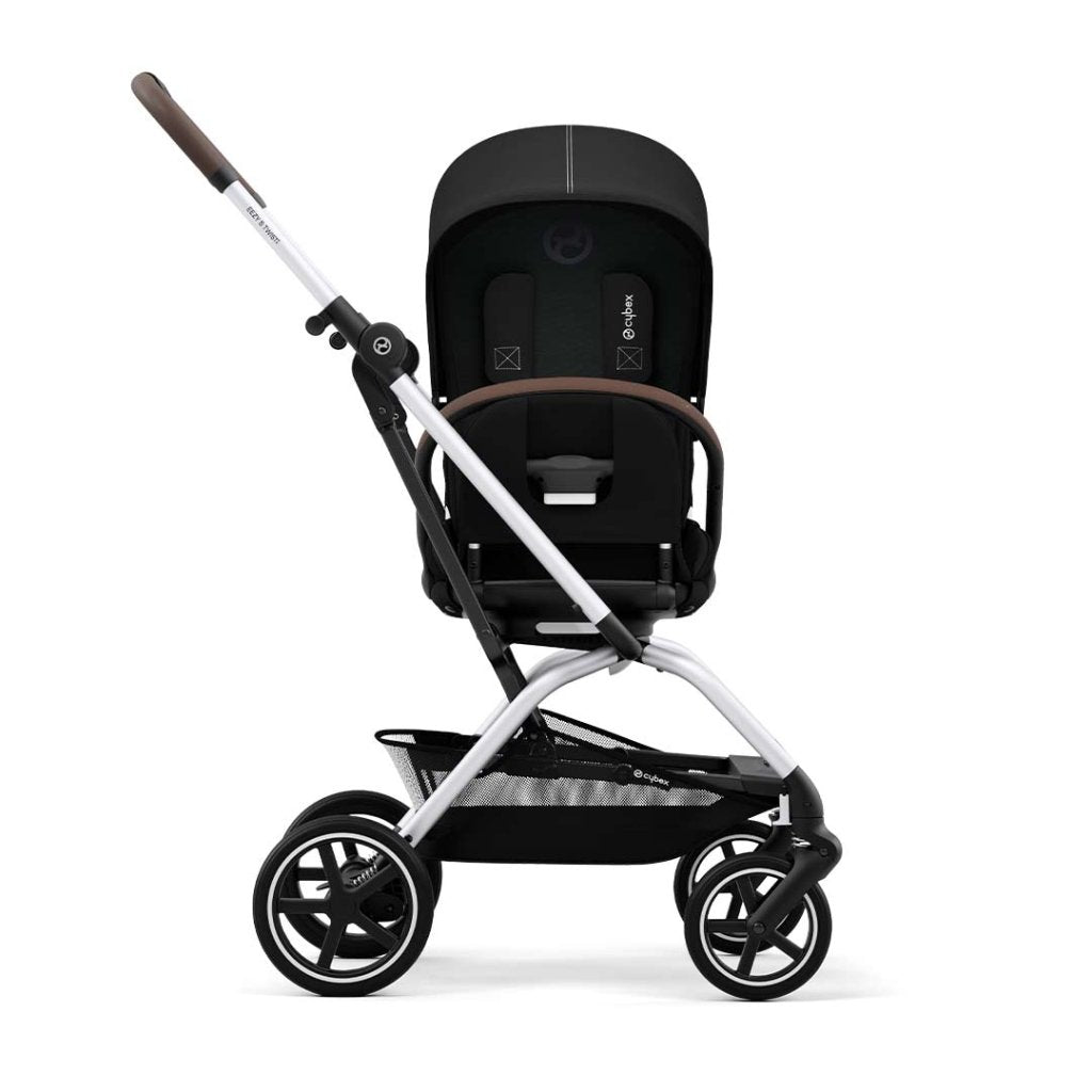 Bambinista-CYBEX-Travel-CYBAX Eezy S Twist+2 Compact Travel Pushchair - Moon Black (2022 New Generation)