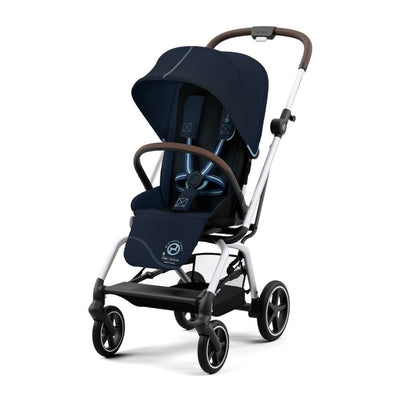 Bambinista-CYBEX-Travel-CYBAX Eezy S Twist+2 Compact Travel Pushchair - Ocean Blue (2022 New Generation)