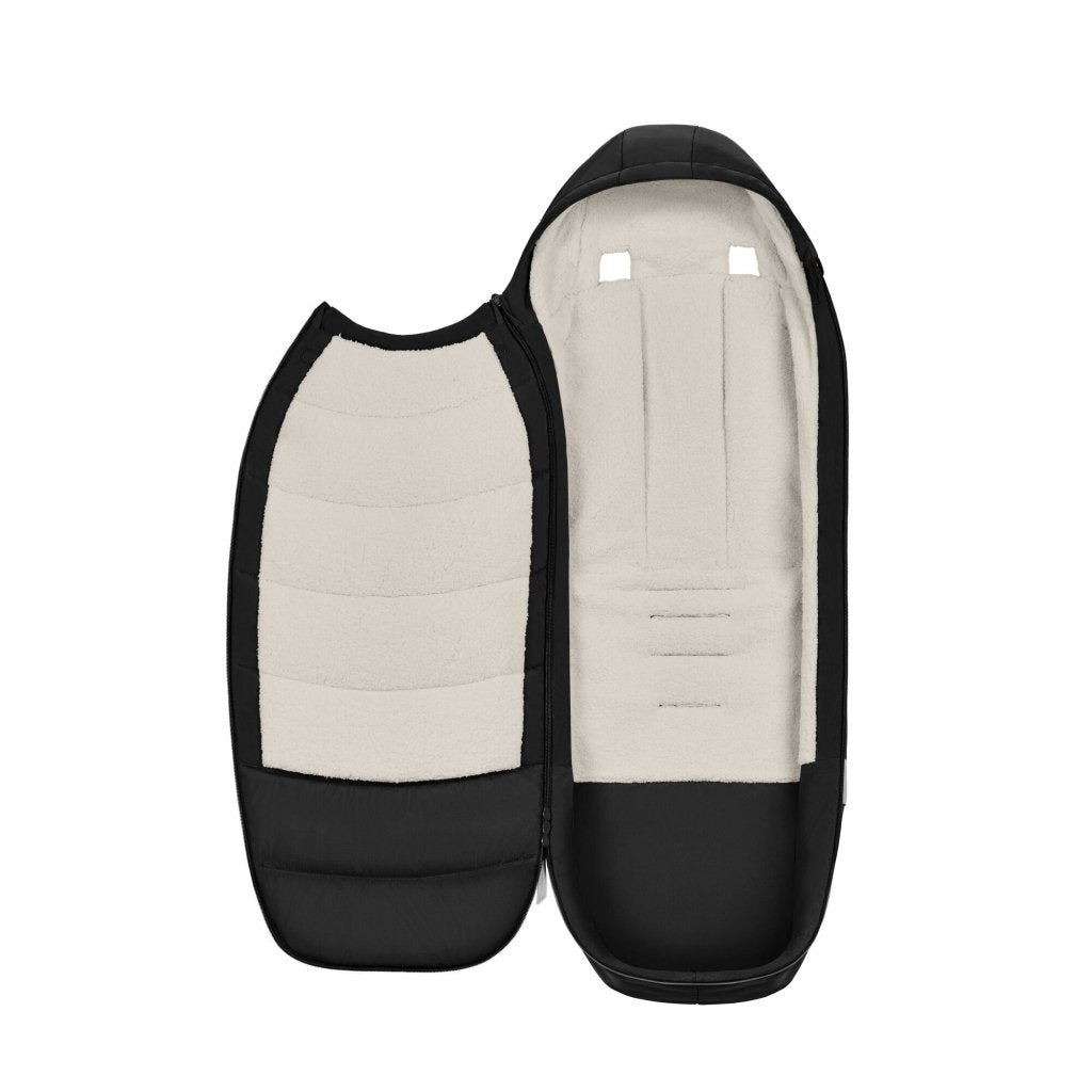 cybex footmuff black CYBEX Accessory Footmuff Platinum