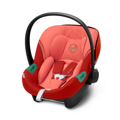 Bambinista-CYBEX-Travel-CYBEX ATON S2 I-SIZE Car Seat - Hibiscus Red