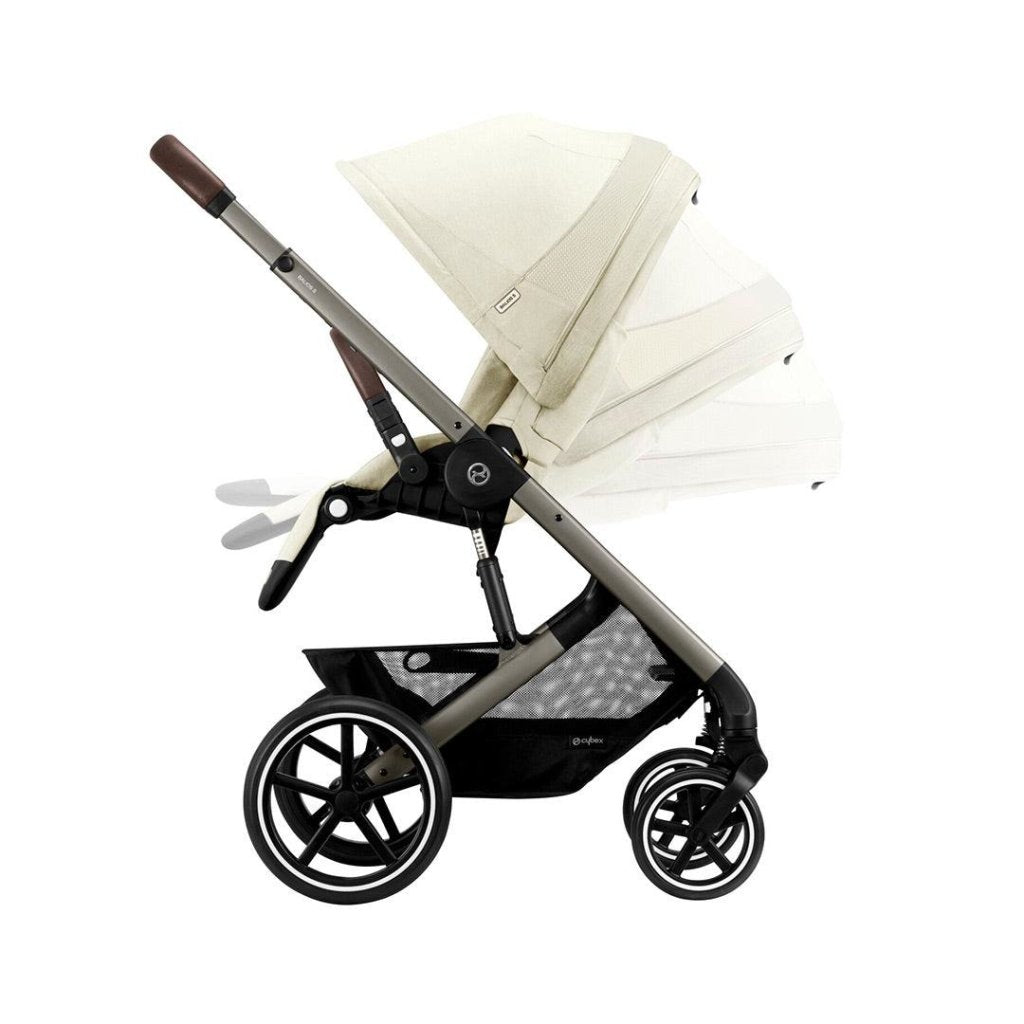 Bambinista-CYBEX-Travel-CYBEX Balios S Lux Stroller - Seashell Beige (2023 New Generation)