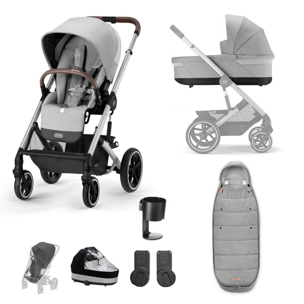 cybex balios 2023 CYBEX BALIOS S Travel System Essential Bundle with Gold Footmuff