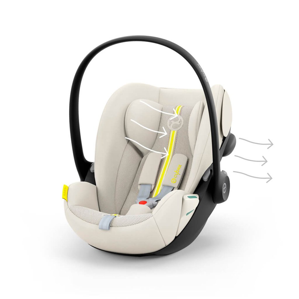 Bambinista-CYBEX-Travel-CYBEX CLOUD G I-SIZE PLUS Car Seat - Seashell Beige