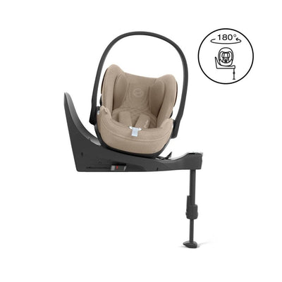 Bambinista-CYBEX-Travel-CYBEX Cloud T i-Size Plus Car Seat - Cozy Beige