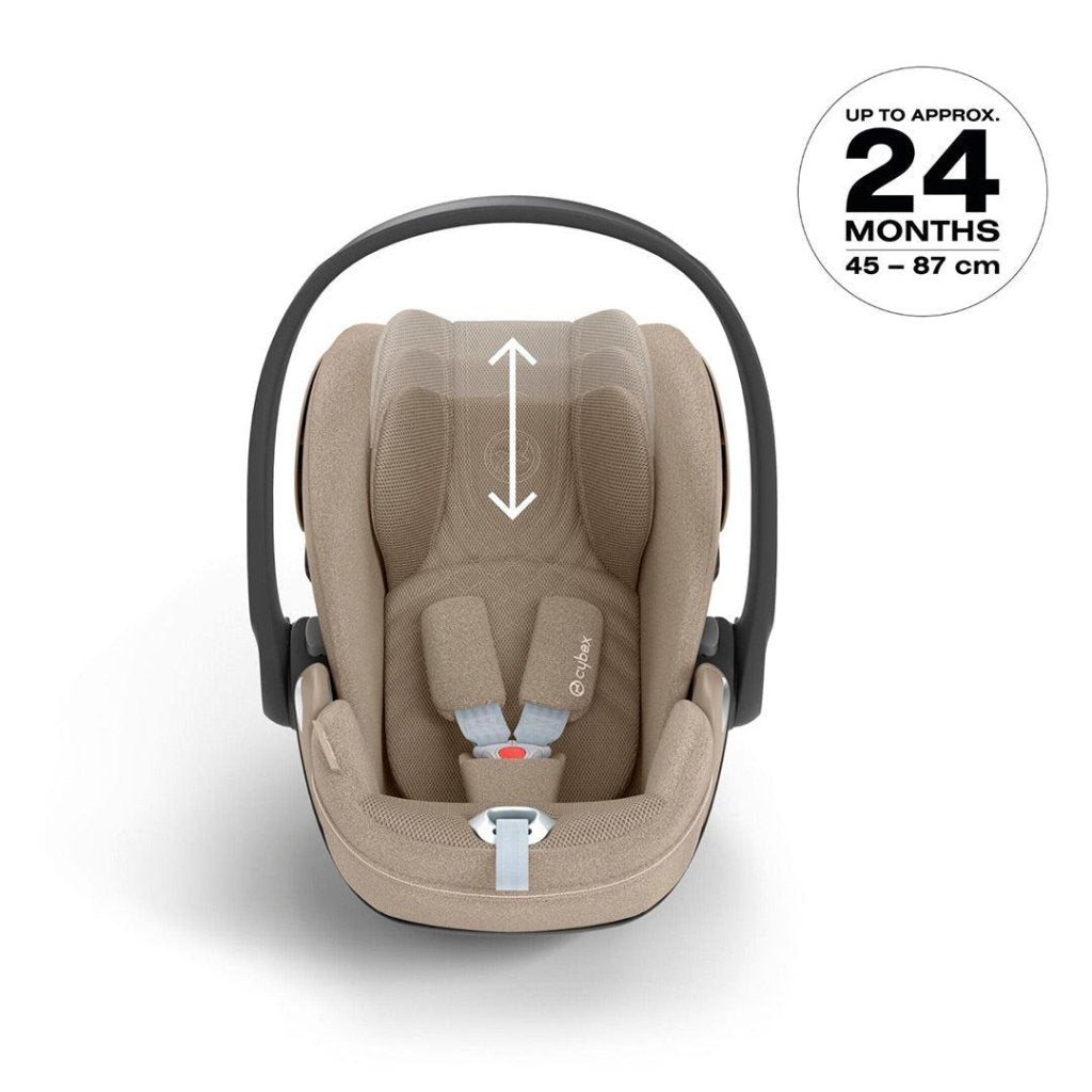 Bambinista-CYBEX-Travel-CYBEX Cloud T i-Size Plus Car Seat - Cozy Beige