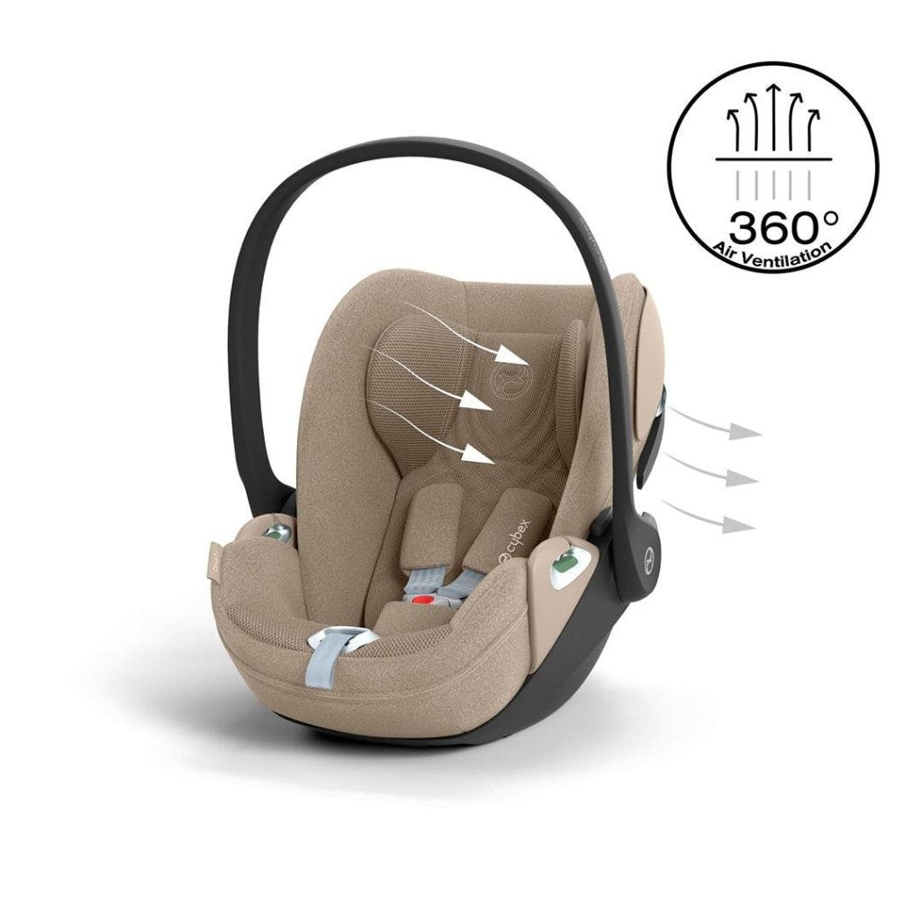 Bambinista-CYBEX-Travel-CYBEX Cloud T i-Size Plus Car Seat - Cozy Beige