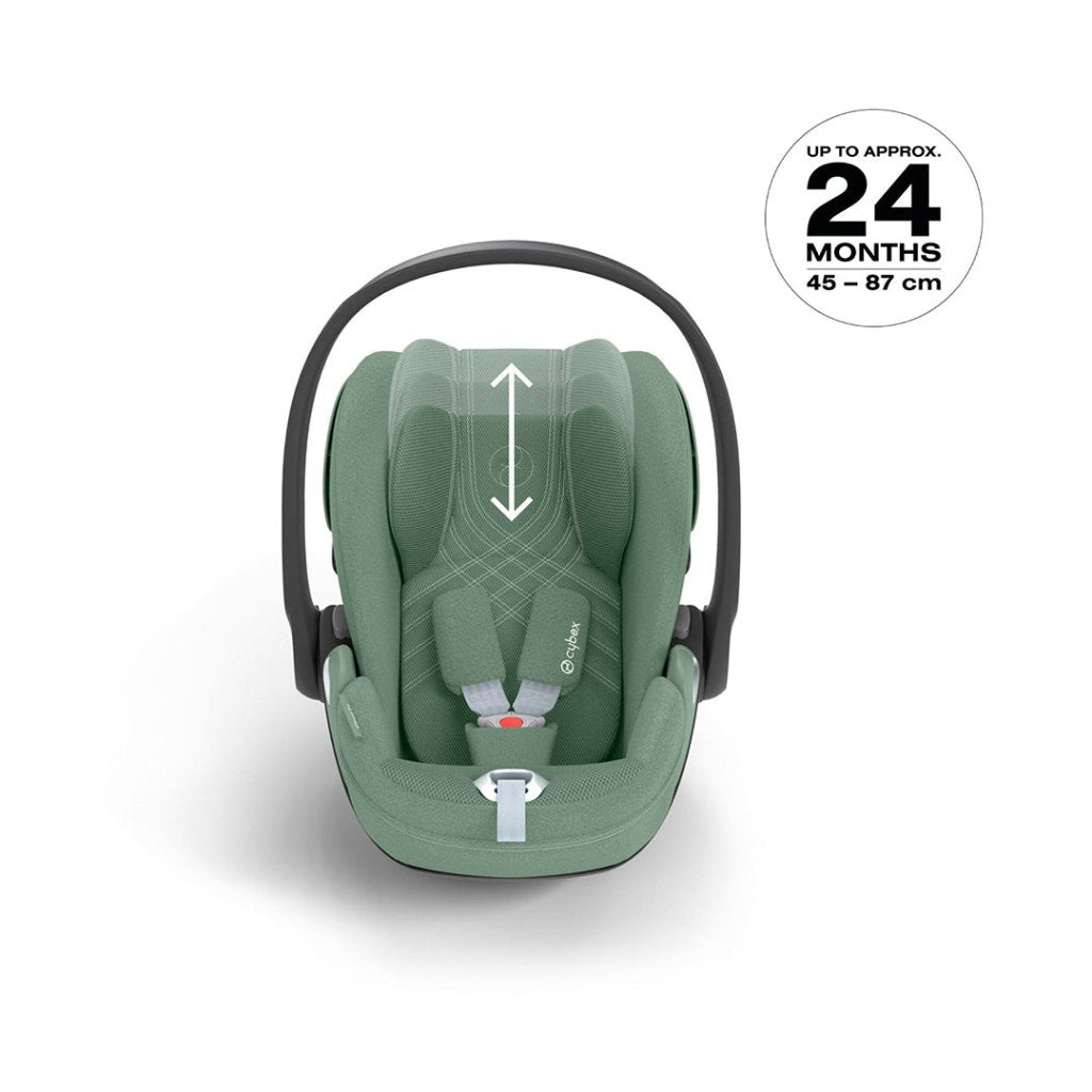 Bambinista-CYBEX-Travel-CYBEX CLOUD T I-Size PLUS Car Seat - Leaf Green