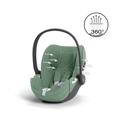 Bambinista-CYBEX-Travel-CYBEX CLOUD T I-Size PLUS Car Seat - Leaf Green