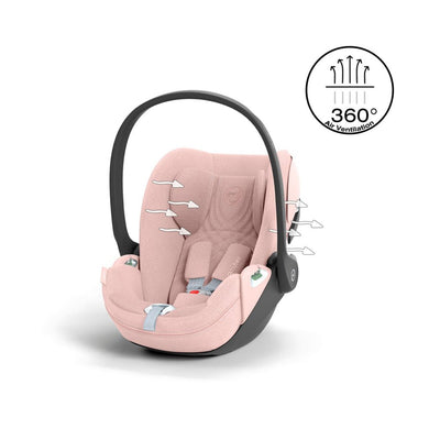 Bambinista-CYBEX-Travel-CYBEX CLOUD T I-Size PLUS Car Seat - Peach Pink