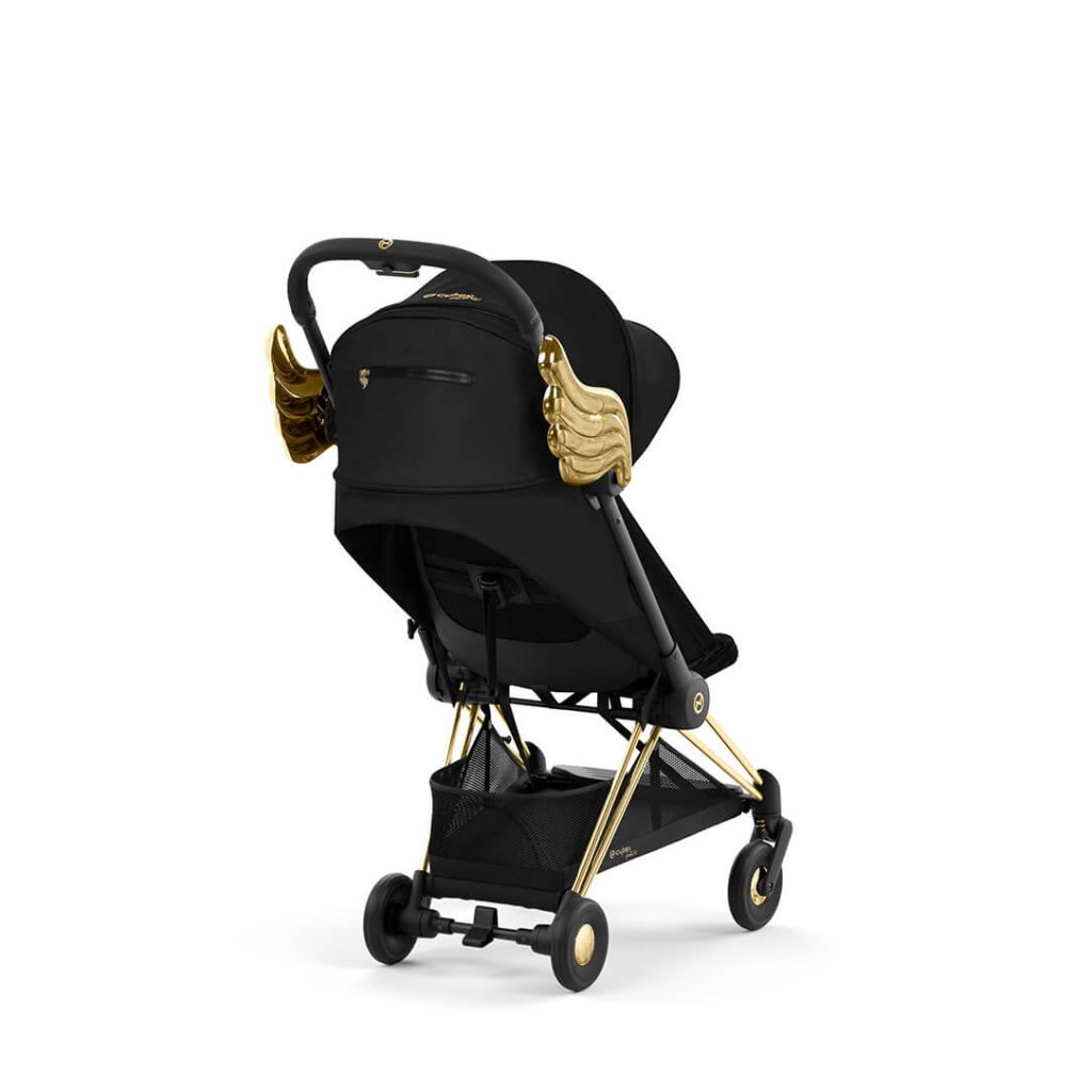 Bambinista-CYBEX-Travel-CYBEX COYA Ultra-compact Pushchair with Gold Wings - Black