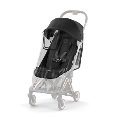 Bambinista-CYBEX-Travel-CYBEX Coya Ultra-compact Pushchair with Matt Black Frame - Cozy Beige