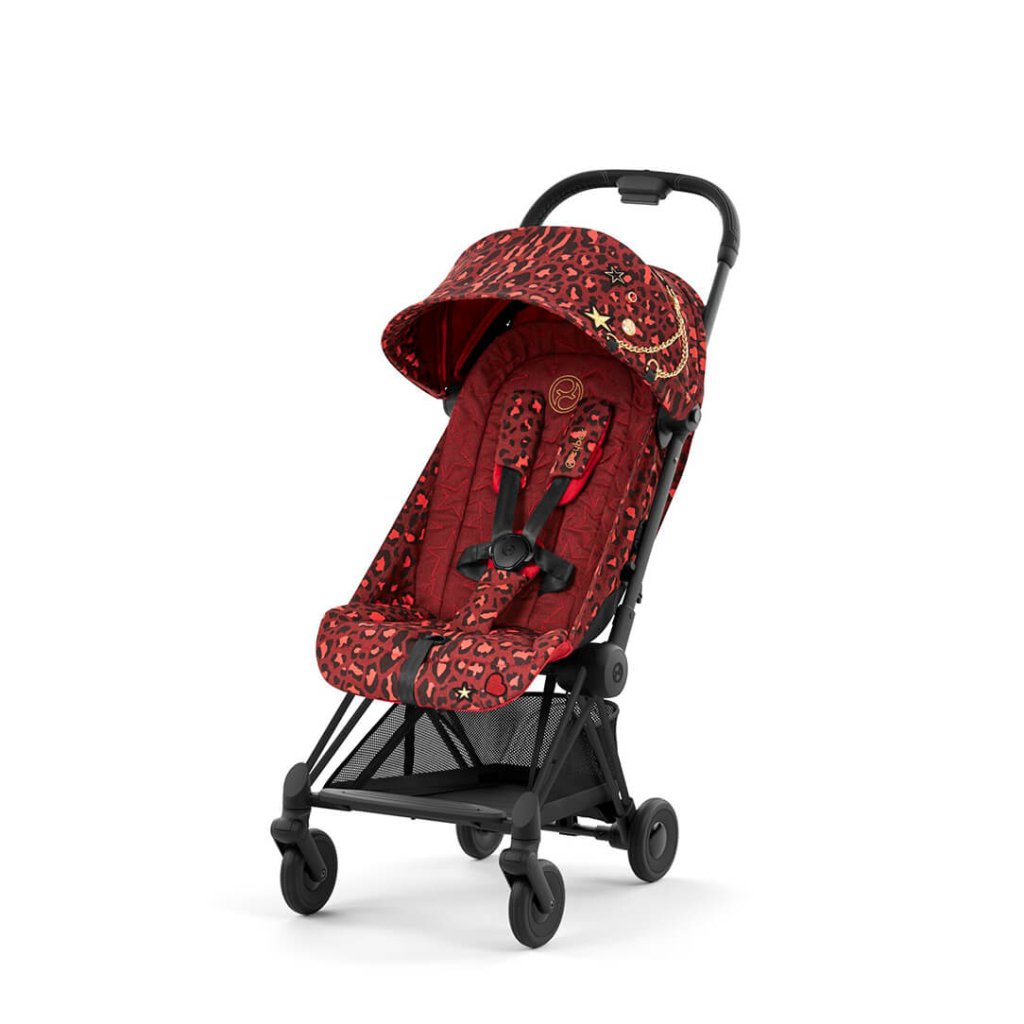 Bambinista-CYBEX-Travel-CYBEX COYA Ultra-compact Pushchair with Rockstar - Rosenrot Red
