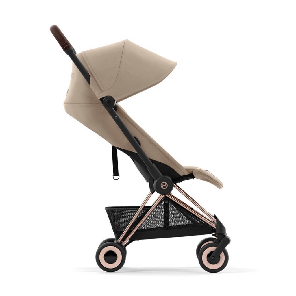 CYBEX COYA Ultra-compact Pushchair with Rosegold Frame - Cozy